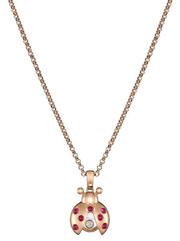 HAPPY DIAMONDS MARIENKÄFER HALSKETTE