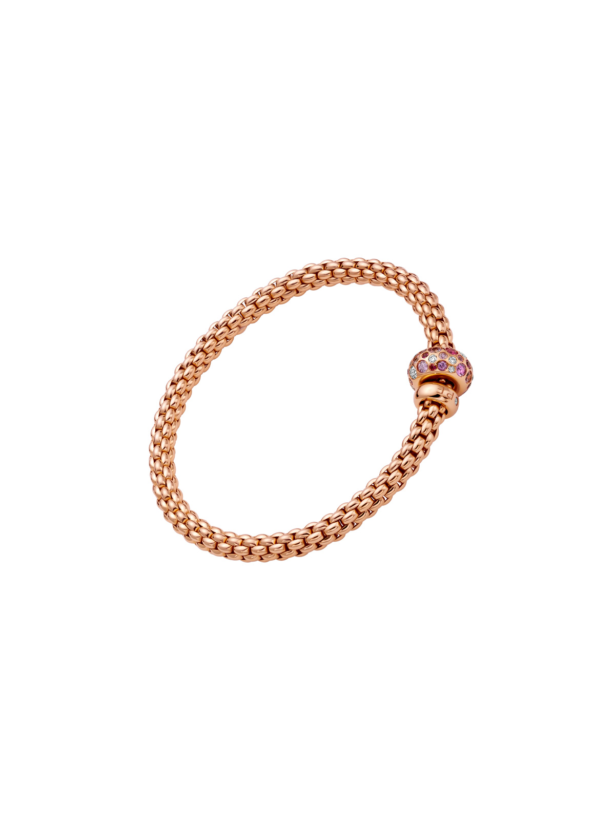 FLEX'IT ARMAND MIT DIAMANTEN UND ROSE SAPHIREN