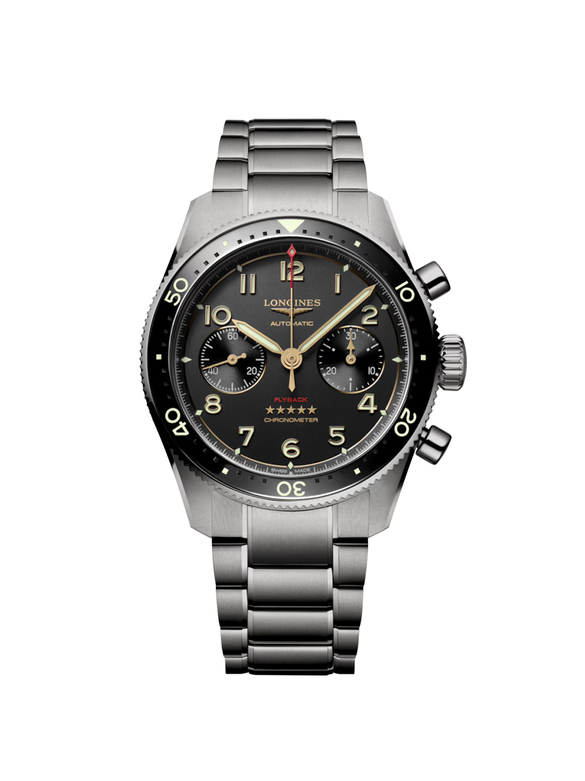 LONGINES SPIRIT FLYBACK TITANIUM
