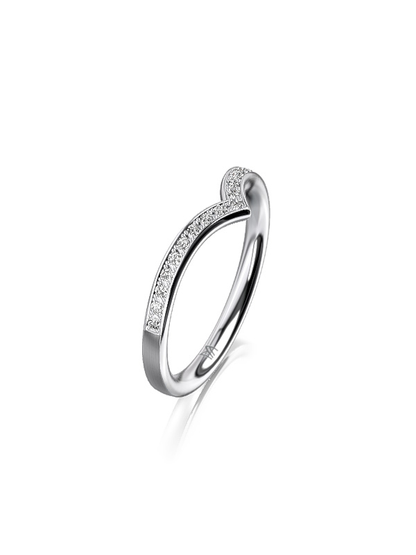 Verlobungsring Weissgold