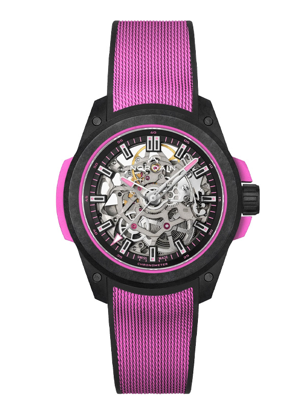 WILD ONE SKELETON 39MM HYPER PINK