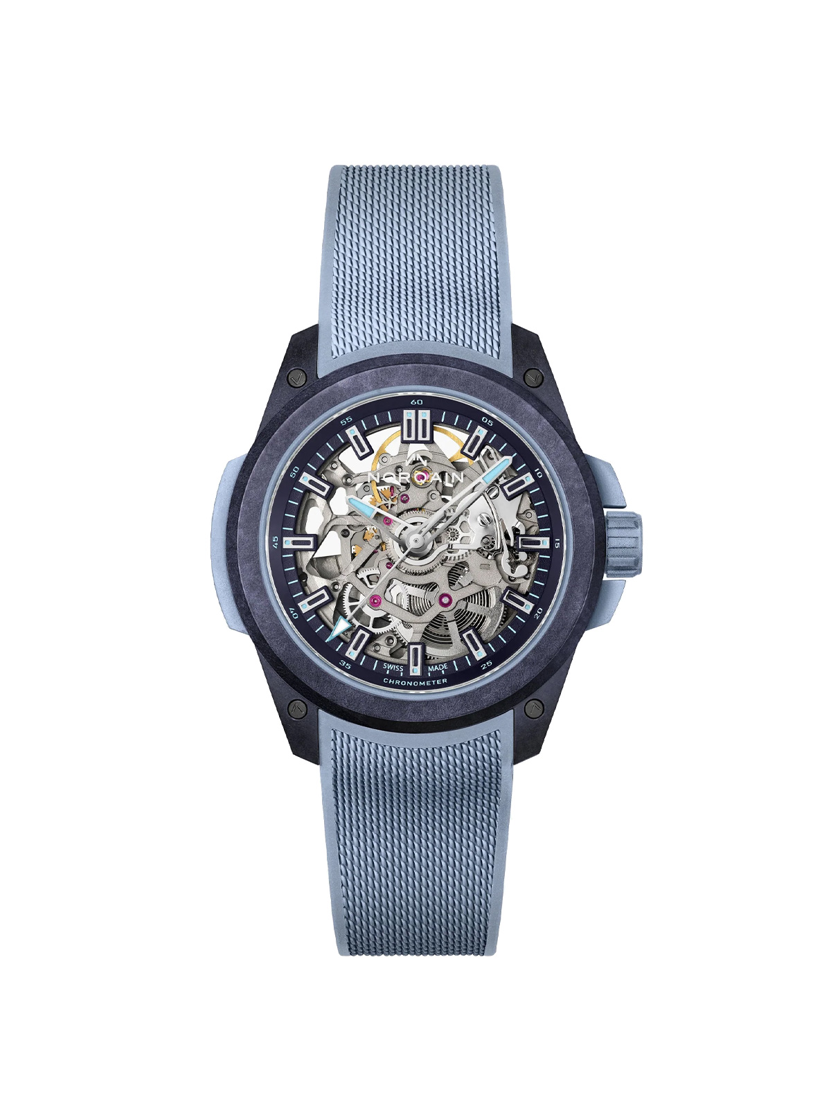 WILD ONE SKELETON 39MM PURPLE ICE BLUE