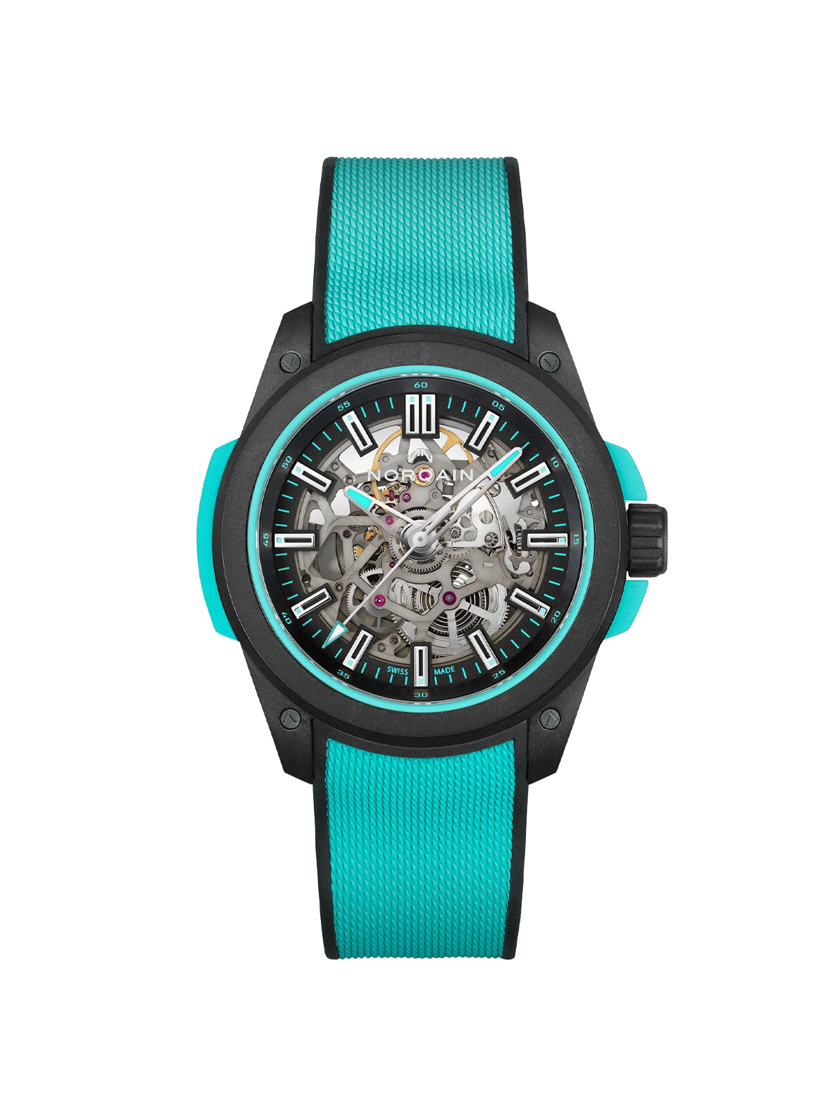 WILD ONE SKELETON 42MM TURQUOISE