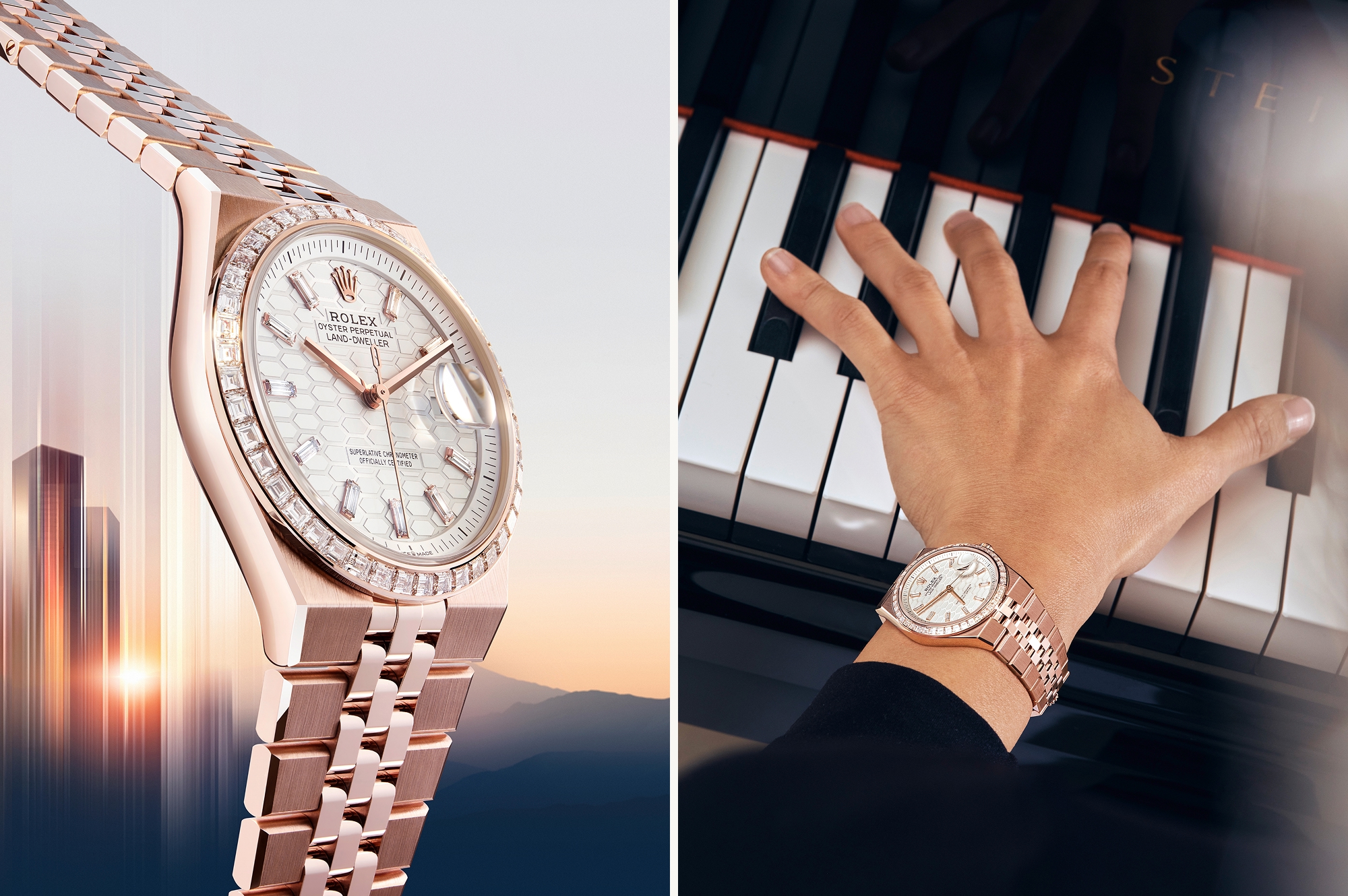 Rolex präsentiert mit der Oyster Perpetual Land Dweller eine neue Armbanduhr, die technische und ästhetische Kühnheit miteinander vereint.