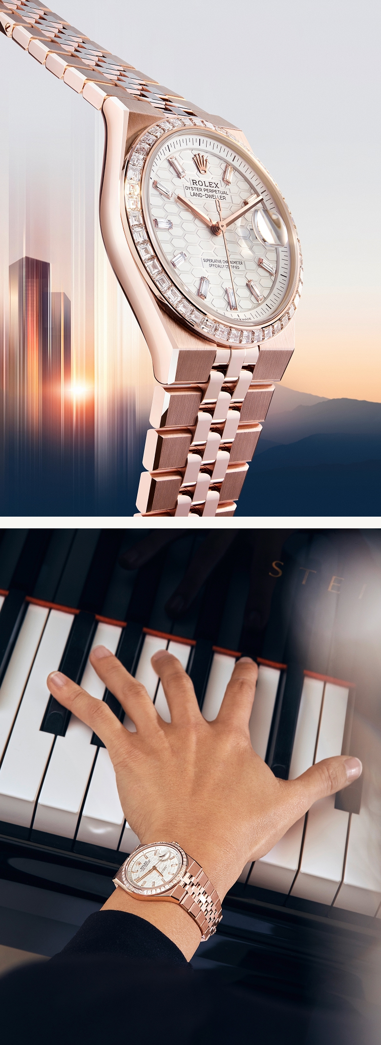 Rolex präsentiert mit der Oyster Perpetual Land Dweller eine neue Armbanduhr, die technische und ästhetische Kühnheit miteinander vereint.