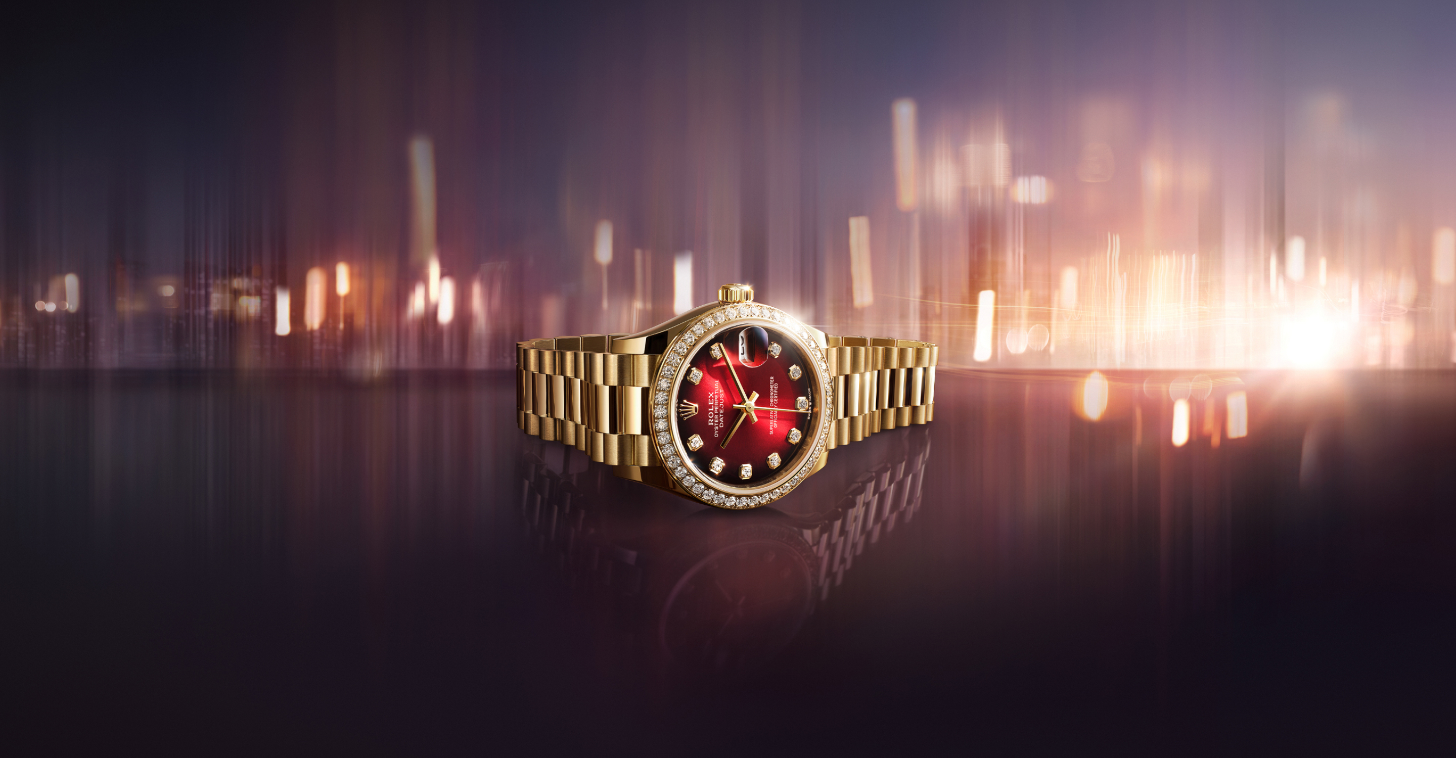 Rolex Datejust Spiel von Licht und Schatten