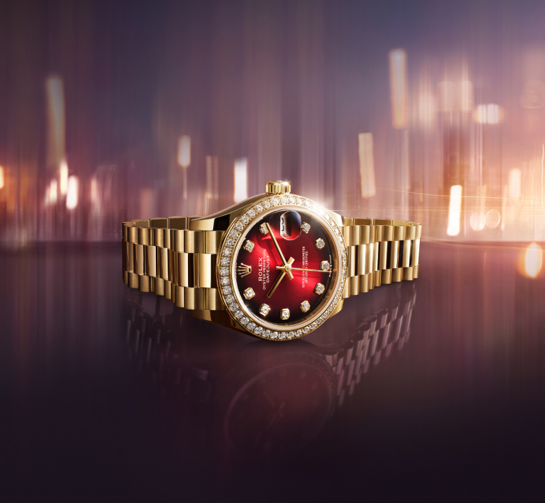 Rolex Datejust Spiel von Licht und Schatten