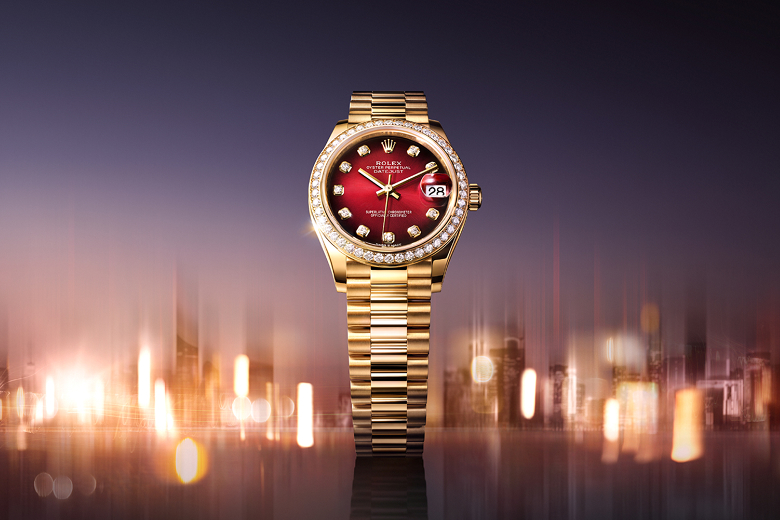 Rolex Datejust Spiel von Licht und Schatten